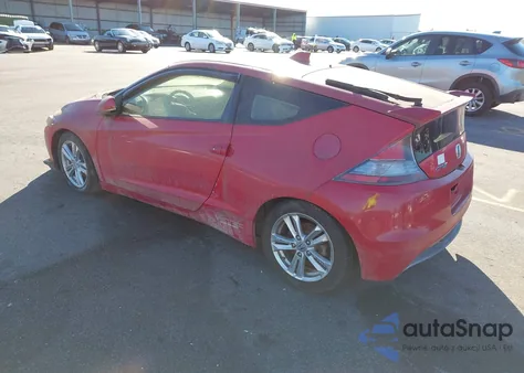 2012 Honda Cr-Z Ex из США, поврежденный, VIN JHMZF1C6XCS002521